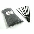 Fasttrack 7.5in BLACK CABLE TIES 100PK FA57058
